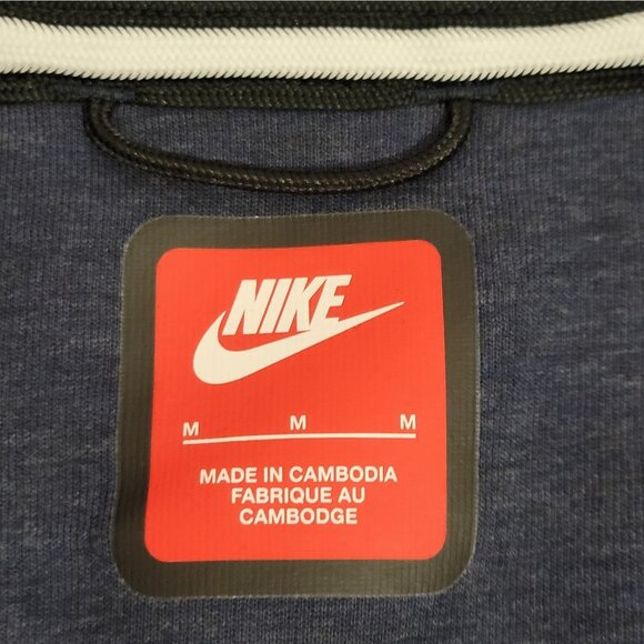 Nike Sportswear Big Kids Tech Fleece Full Zip Hoodie Size Medium 10-12 Yrs Blue - Picture 11 of 14